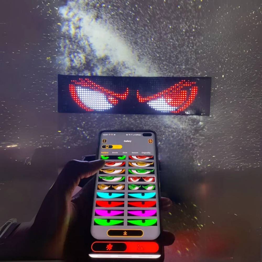BikerGlow™ Animated Moto Eyes