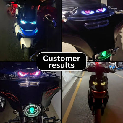 BikerGlow™ Animated Moto Eyes