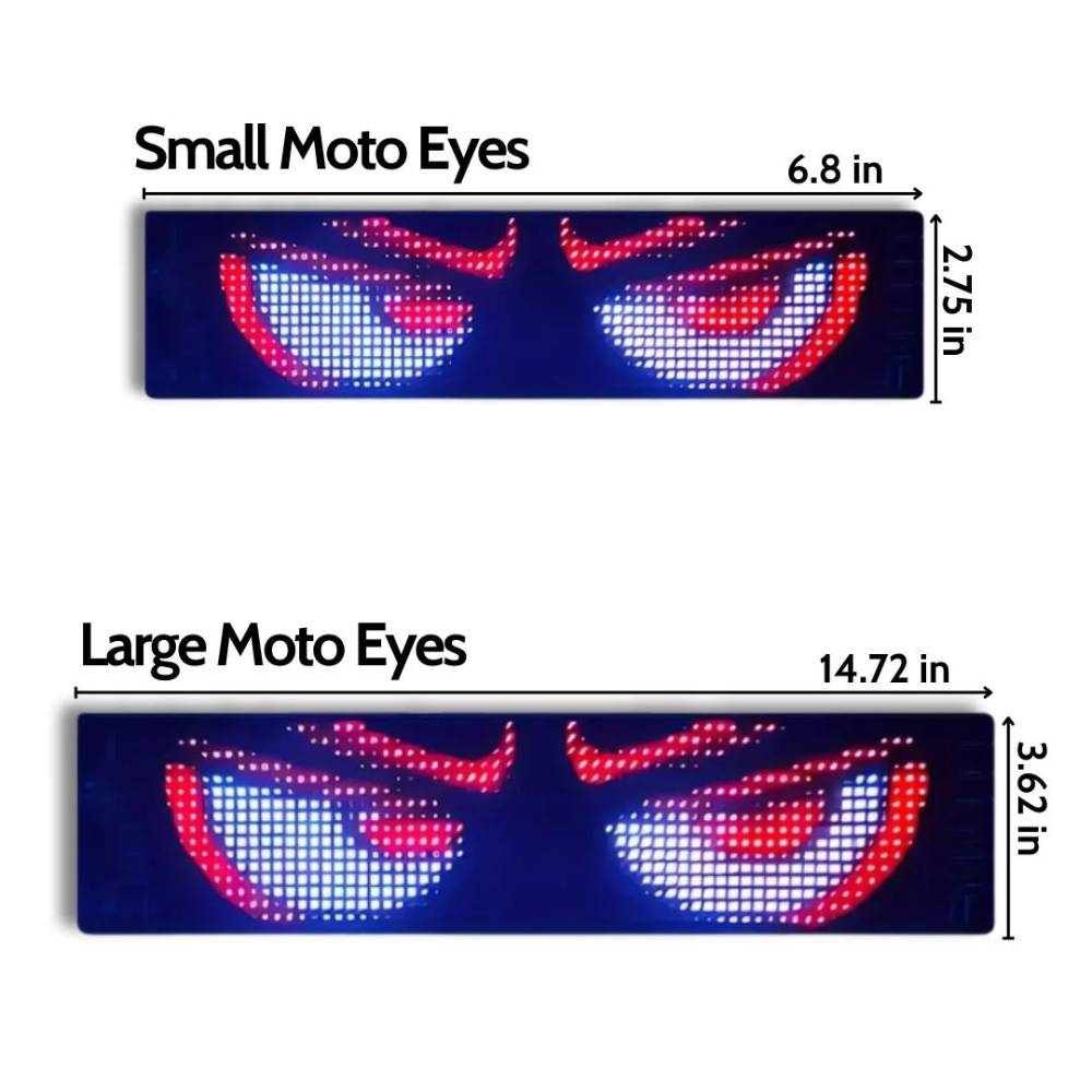 BikerGlow™ Animated Moto Eyes