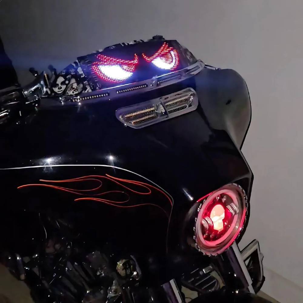 BikerGlow™ Animated Moto Eyes
