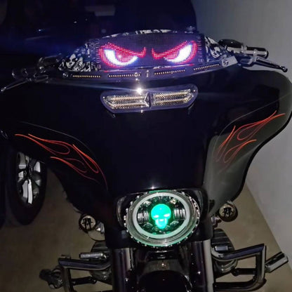 BikerGlow™ Animated Moto Eyes